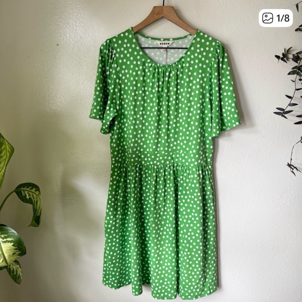 Boden NWT Louisa Short Jersey Dress